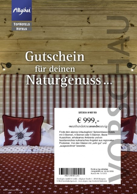 Wertgutschein Naturgenuss