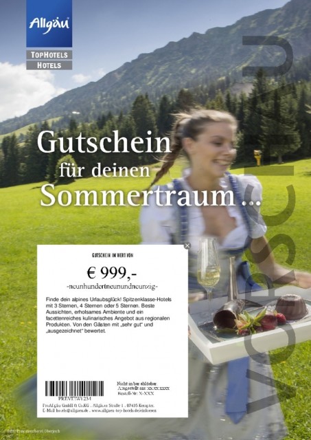 Wertgutschein Sommertraum